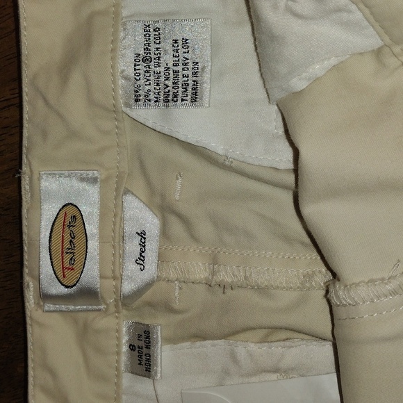 NWT Talbot's Boot Cut Cotton Blend Vintage Khaki Pants  8 - Picture 5 of 7
